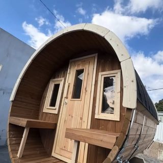 タルサウナ完成！です。

@megumiyamuseum 
@greenwoodsloghome 

楽しかった。